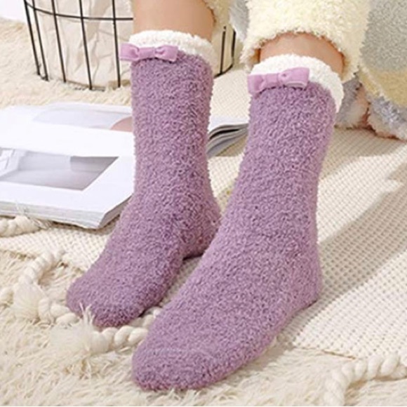 3 Pairs Winter Fuzzy Socks anti-slip - Picture 4 of 6